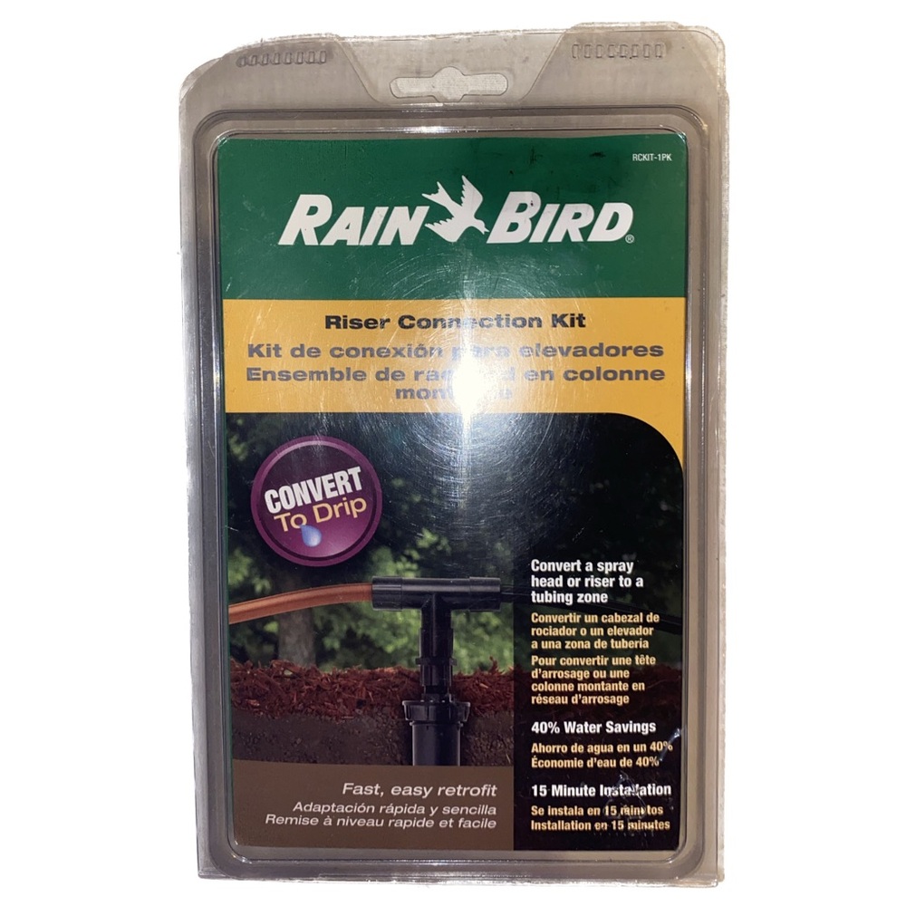 Rain Bird RCKIT-1PK Riser Connection Kit 3/4 Pipe Thread, 25 psi 150 Mesh Filter